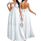 🥳2026 HOT SALE🥳💞50K+ SOLD!💥👗☀️ 50% OFF! Women's Loose Fit Sleeveless Dress – Breathable, light & airy. Flattering empire waist. Perfect for summer holidays or casual days. Black, white & yellow. 🌿✨
