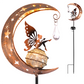 📢📢BIG SALE⏰Solar Fairy Moon Garden Stake Light