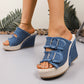 📢📢Big Sale Now On!⏰Women's Casual Denim Platform Slide Sandals