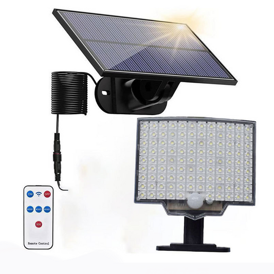 🔥55% OFF!💡 106 LED Solar Motion Sensor Outdoor Light with Remote✨