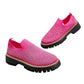 Women's Rhinestone Sparkle Slip-On Loafers