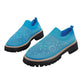 Women's Rhinestone Sparkle Slip-On Loafers