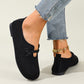 📢📢30% OFF !! ⏰Comfortable Slip-On Faux Suede Flats