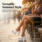 📢📢50%  OFF !! ⏰Slip-On Open Toe Lug Sole Sandals