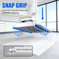 📢📢40% OFF !! ⏰ Hands-Free Flat Mop – Shark-Tooth Grip, Universal Cloths, Telescopic 🪥