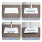 📢📢40% OFF !! ⏰ Hands-Free Flat Mop – Shark-Tooth Grip, Universal Cloths, Telescopic 🪥