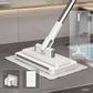 📢📢40% OFF !! ⏰ Hands-Free Flat Mop – Shark-Tooth Grip, Universal Cloths, Telescopic 🪥