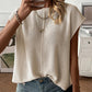 Women's Casual Round Neck Sleeveless Knit Top