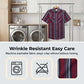 Men's Short Sleeve Striped Western Snap Shirt