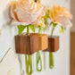 Magnetic Wooden Vase with Test Tube