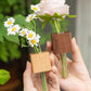 Magnetic Wooden Vase with Test Tube