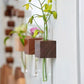 Magnetic Wooden Vase with Test Tube