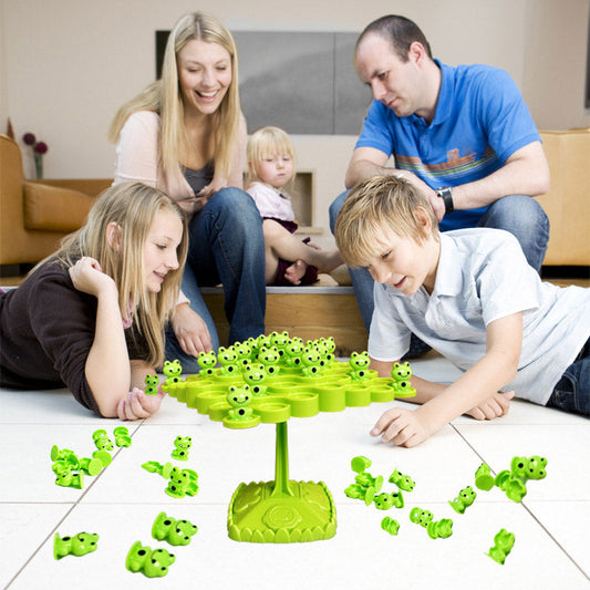 📢📢50% OFF !!!⏰Balance Tree Frog Stacking Game Toys