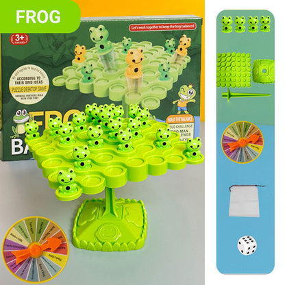 📢📢50% OFF !!!⏰Balance Tree Frog Stacking Game Toys