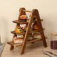 📢📢50% OFF !!!⏰3-Tier Wooden Serving Tray