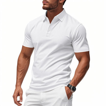 🌷Special Price Only ￡12.99!!🌷Men's Quick-Dry Short-Sleeve Lapel T-Shirt