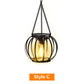Retro Metal Solar Lanterns