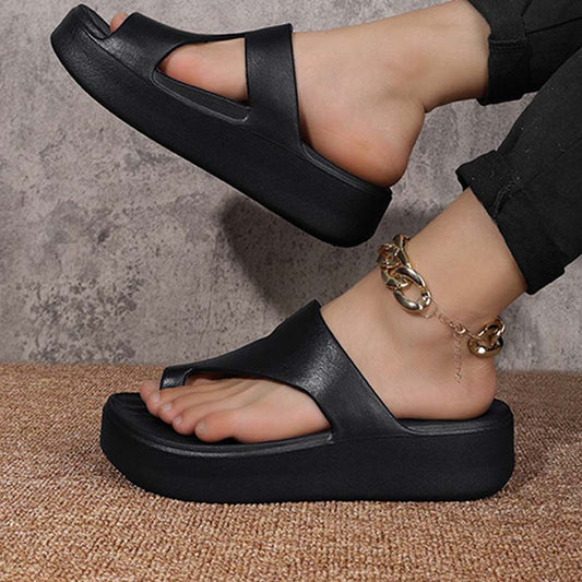📢📢35% OFF !!!⏰Trendy Toe-Loop Platform Sandals – Lightweight & All-Match for Daily Wear