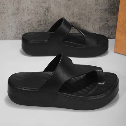 📢📢35% OFF !!!⏰Trendy Toe-Loop Platform Sandals – Lightweight & All-Match for Daily Wear