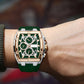 Modern Barrel-Shaped Case Watch for Men