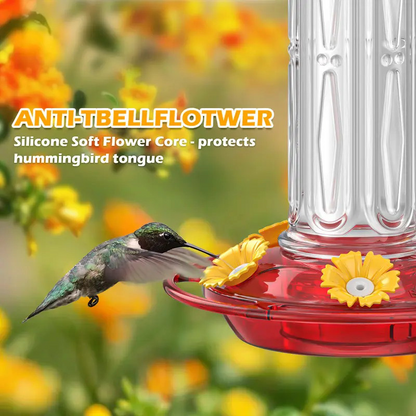 📢📢34% OFF !!!⏰Hanging Hummingbird Feeder with Ant Moat