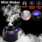 📢📢50% OFF !! ⏰Ultrasonic Mist Maker – 12 LED Colors, Safe 24V & Chemical-Free Fog – Perfect for Halloween & Decor 🌫️