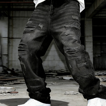 📢📢35% OFF !!!⏰Rapid Casual Straight Leg Denim with Patch Details