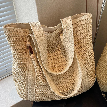 📢📢35% OFF !!!⏰Handwoven Straw Tote Bag