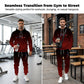 📢📢30% OFF !!!⏰Men's Gradient Tracksuit Set - Hoodie and Sweatpants