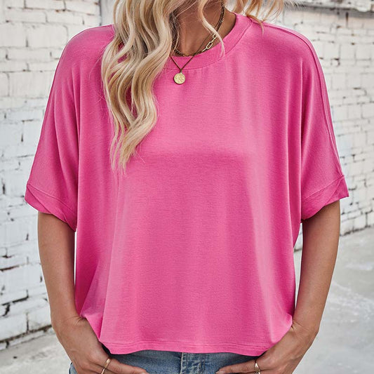📢📢35% OFF !!!⏰Women’s Casual Loose Short Sleeve Top