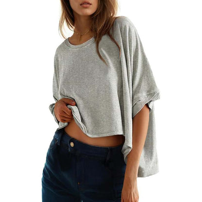 📢📢35% OFF !!!⏰Women’s Casual Loose Short Sleeve Top