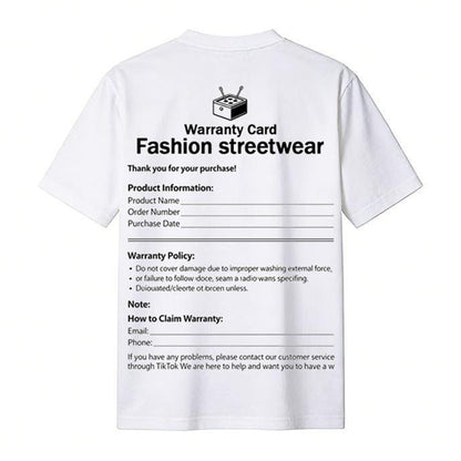 Unisex Casual Graphic Print T-Shirt