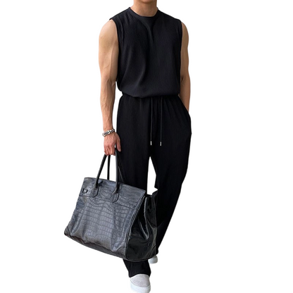 Men's Relaxed Fit Tank & Pants Set