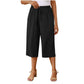 📢📢30% OFF !! ⏰Women's Casual Drawstring Waist Capri Pants