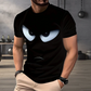 Men's Streetwear Graphic T-Shirt with Eye Print