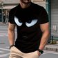 Men's Streetwear Graphic T-Shirt with Eye Print