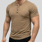 🔥 50% OFF NOW! 👕 Men's Short Sleeve Henley T-Shirt – Classic Style, Soft Fabric & Perfect for Everyday Wear 🏠