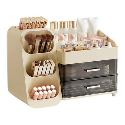 Large Capacity Cosmetic Organizer with Drawers
