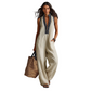 📢📢30% OFF !!!⏰Women's Sleeveless V-Neck Wide-Leg Jumpsuit