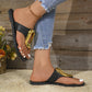 Women's Slip-On Thong Flat Sandals