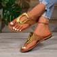 Women's Slip-On Thong Flat Sandals