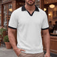 📢📢30% OFF !! ⏰ Men's Short Sleeve Knit Shirt— Free Shipping For Two Pieces
