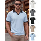 📢📢30% OFF !! ⏰ Men's Short Sleeve Knit Shirt— Free Shipping For Two Pieces