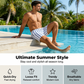 📢📢30% OFF !!!⏰Men's Striped Quick-Dry Lightweight Beach Shorts