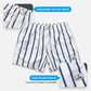 📢📢30% OFF !!!⏰Men's Striped Quick-Dry Lightweight Beach Shorts