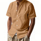 📢📢40% OFF !!!⏰Men's Casual Button-Down Short Sleeve Shirt