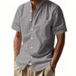 📢📢40% OFF !!!⏰Men's Casual Button-Down Short Sleeve Shirt