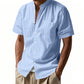 📢📢40% OFF !!!⏰Men's Casual Button-Down Short Sleeve Shirt