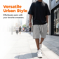 📢📢40% OFF !! ⏰Men's Casual Drawstring Knee-Length Shorts