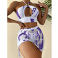 📢📢30% OFF !!!⏰Women's Ruched 3-Piece Bikini Set